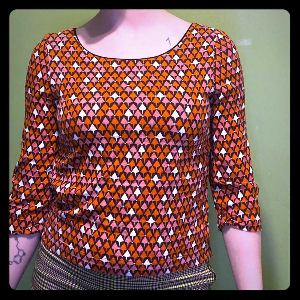 Nordic Patterned Blouse